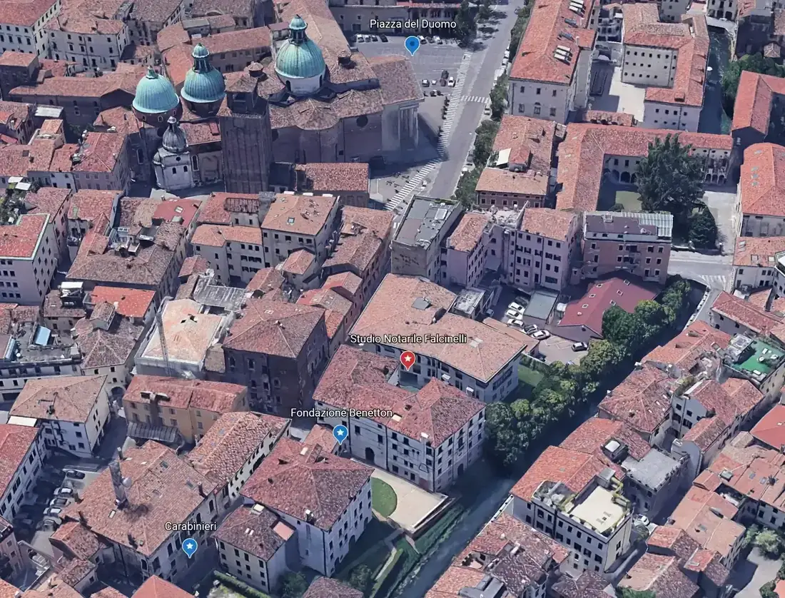 Studio Notarile Falcinelli — Notaio Treviso Vista aerea dello Studio Notarile Falcinelli a Treviso